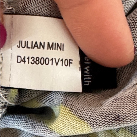 DVF Diane Von Furstenberg JEANNE Silk Jersey Wrap Dress Snow Leopard Grey Size 4 - Picture 13 of 13